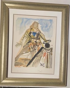 Salvador Dali On Voit Cette Reine from The Art of Loving Ovide. 1979. Limited Edition Lithograph in