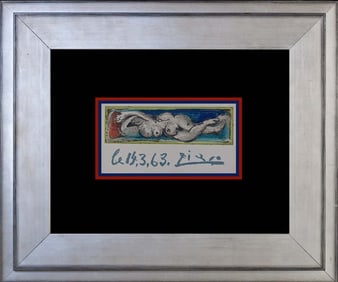 Pablo Picasso Lithograph Pablo Picasso from 1968