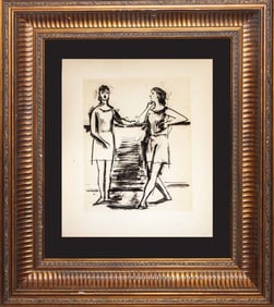 Picasso Dessins Ballet Dancer lithograph rare 90 year old