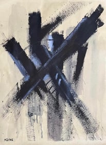 Franz Kline (1910-1962) Gouache on paper