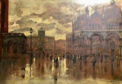 Everett Shinn (1876-1953) Oil on canvas