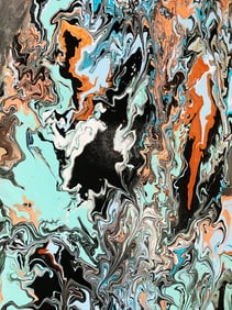 Original canvas by Sylvia Abstract