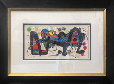 Joan Miro Lithograph  from 1969