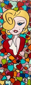 Original on canvas by Arthur Chorny Marilyn
