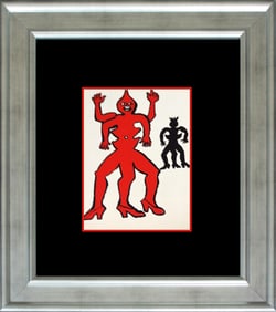 Alexander Calder lithograph Calder printed 35 years ago Derriere le Miroir