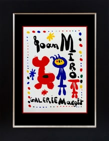 Joan Miro Lithograph from 1968