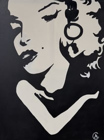 Art Chorny. Marilyn. Original Painting. 40x30 inches.
