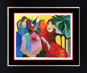 Itzchak Tarkay Limited Edition Serigraph