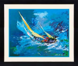 Le Roy Neiman Sailing Original Lithograph Hand signed