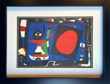 Joan Miro Lithograph 1970