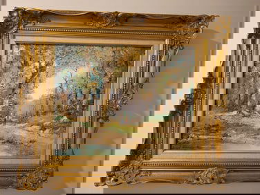 Laszlo Kohanecz 1985 Original Oil on Canvas.