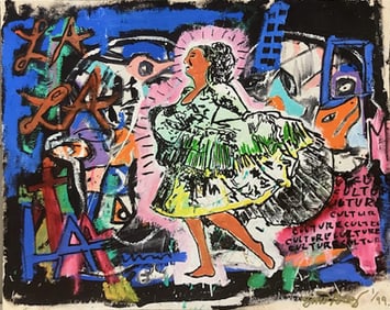 Gino Perez Limited Edition on paper Downtown LA's Party City. The Urban Folks That Never Sleep