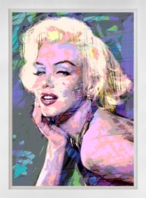 Marilyn Monroe Original mixed media on canvas David Lloyd Glover