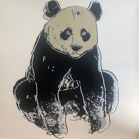 Andy Warhol Serigraph Screenprint Giant Panda 1983