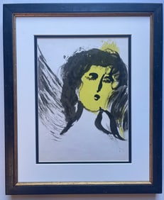 Marc Chagall Lithograph from 1970