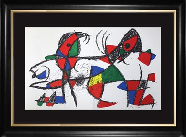 Joan Miro Hand Signed Original Lithograph