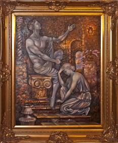 Mixed media original  on canvas by Arina Poetry