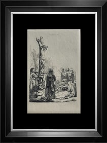 Rembrandt Etching. Rembrandt (After by Amand Durand). Certificate of Authenticity included.