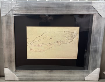 Gustav Klimt. Vintage Lithograph