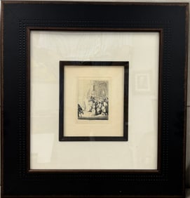 Rembrandt Etching. Rembrandt (After by Amand Durand). Certificate of Authenticity included.
