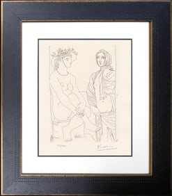 Pablo Picasso lithograph limited edition with museum official stamp