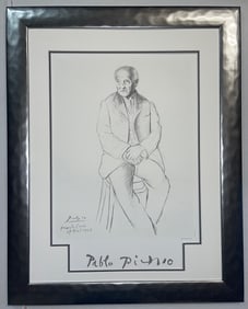Pablo Picasso lithograph from 1982 Marina Picasso Collection