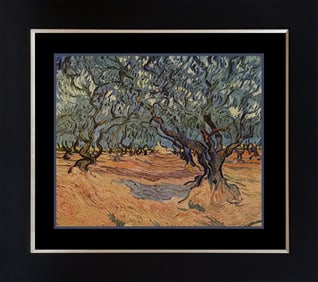 Vincent Van Gogh Olivette Hand Embellished oil on canvas after Van Gogh