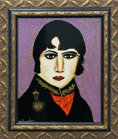 William Verdult Original oil on board with jewels Prince Gilbert of Wales   Kings and Queens Series