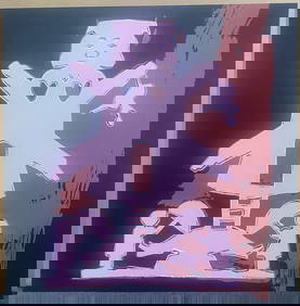 Andy Warhol Hans Chrisitan Andersen Silkscreen from 1987. Serigraph (1 of 1)