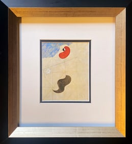 Joan Miro Color Plate Lithograph from 1972