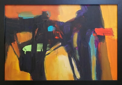 Michael Schofield original abstract on canvas