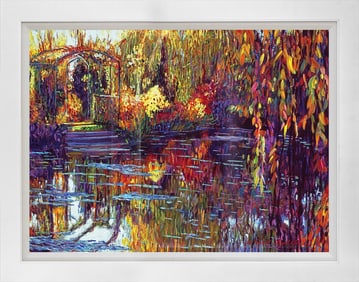 Tapestry Reflections  Mixed Media Original on canvas by David Lloyd Glover