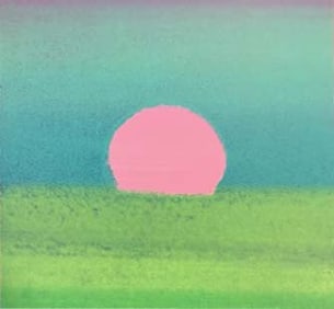 Serigraph by Andy Warhol Sunset