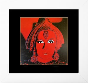 Andy Warhol Screenprint. The Star with Diamond Dust 1981 Greta Garbo Serigraph