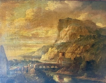 Original oil on canvas by Claude Joseph Vernet (1714-1789) France