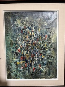 Antonio Bandeira Oil on canvas 1952