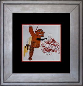 Basquiat and Andy Warhol Color Plate Lithograph (1 of 1)