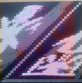 Andy Warhol Hans Chrisitan Andersen Silkscreen from 1987. Serigraph (1 of 1)