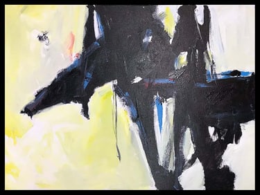 Abstract Original on canvas by Michael Schofield