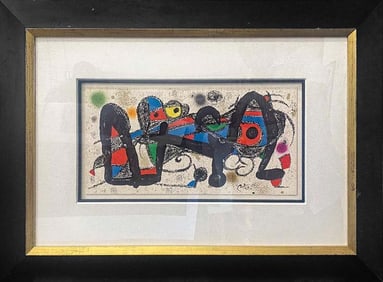 Joan Miro Original Lithograph from 1969