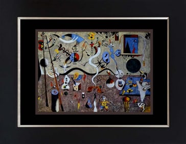 Joan Miro color Plate Lithograph 1959