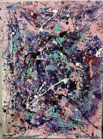Original Absract on canvas by Michael Schofield