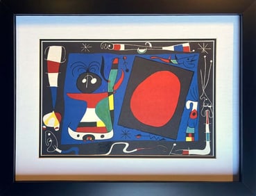 Joan Miro Lithograph 1970
