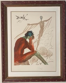 Salvador Dali Limited Edition Lithograph Ovide The Art of Love Suite 1979