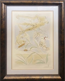 Salvador Dali Limited Edition Le Chene et le Roseau from the Fables of Fontaine (Le Bestiare de la
