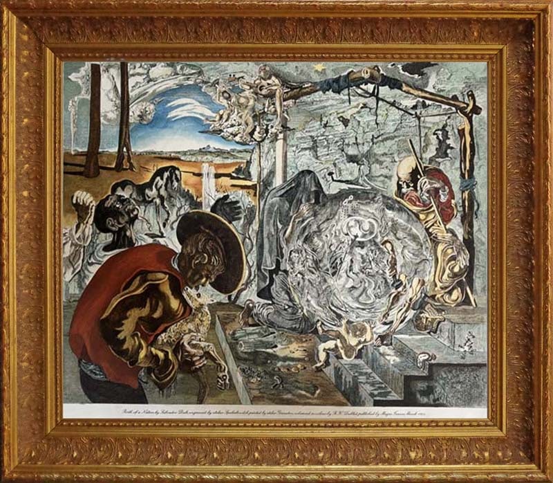 Salvador Dali Limited Edition Colored Etching (1 of 1)