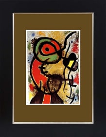 Joan Miro color plate lithograph 1959
