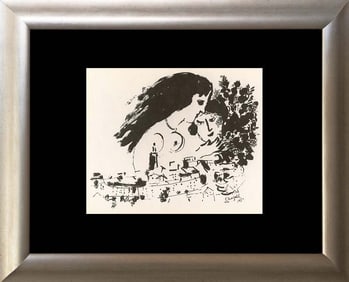 Marc Chagall Lithograph from 1971