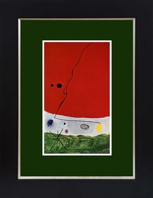 Joan Miro color plate lithograph 1959