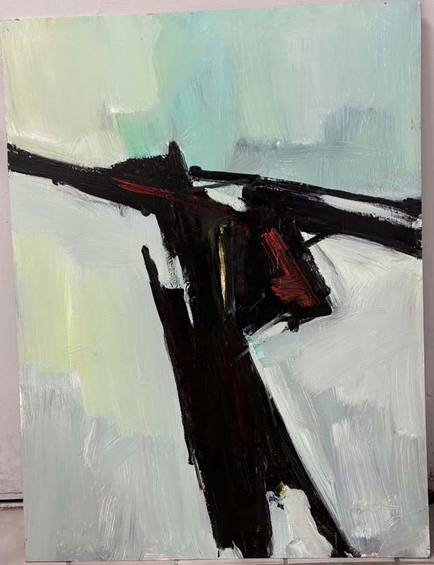 Original Absract on canvas by Michael Schofield: Original Absract on canvas by Michael Schofield Hand signed by the artist. One of a kind original. Includes certificate of authenticity. Approx 40x30 inches image size.